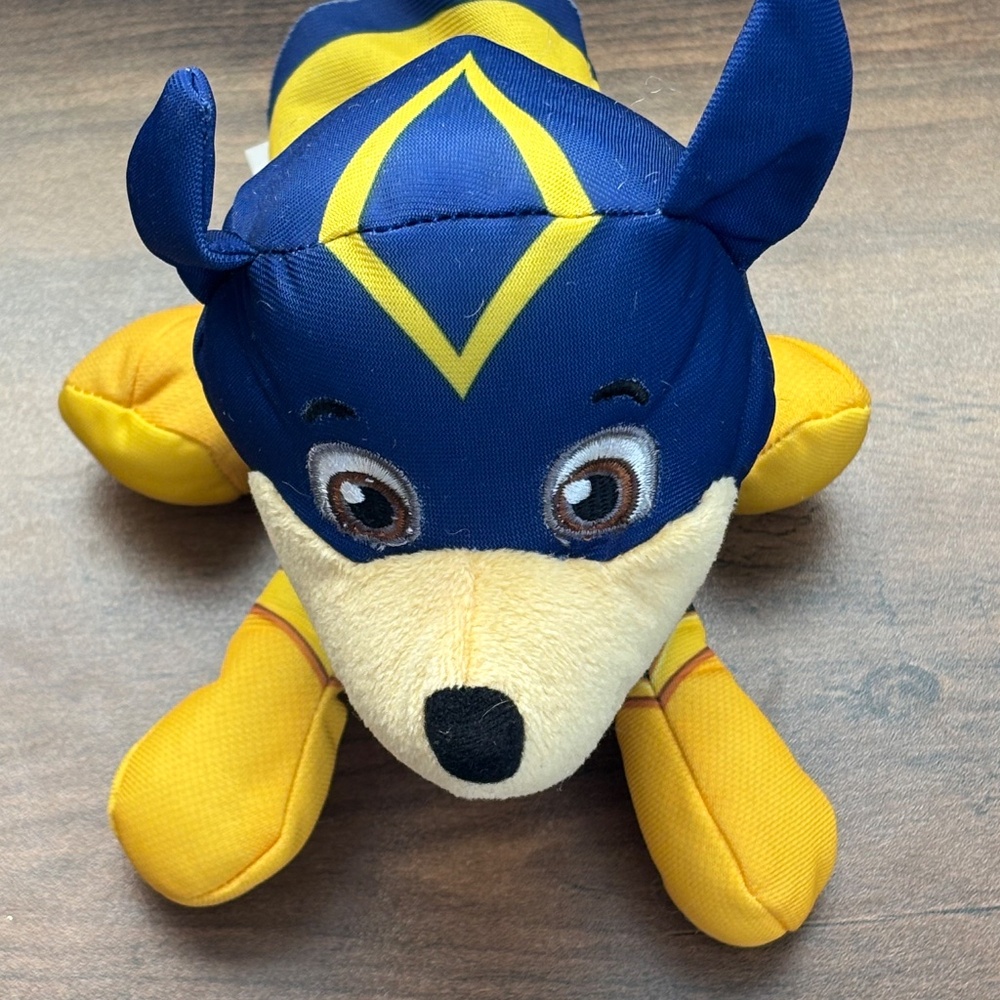 Nickelodeon PAW PATROL Super Mighty Pups CHASE Cape Toy Dog Plush Stuffed Animal - Picture 2 of 10